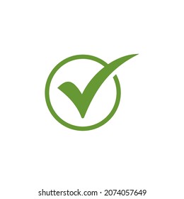 Check mark icon. Tick icon symbol vector illustration
