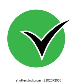 Check mark icon. tick symbol. Vector check icon. eps 10