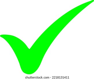 check mark icon, Tick mark symbol vector on white background..eps