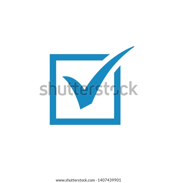 Check Mark Icon Tick Icon Vector Stock Vector (Royalty Free) 1407439901 ...