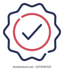Marcar icono para uiux, web, aplicación, infografía, etc