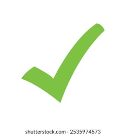 Häkchensymbol. Markieren Sie das Vektorsymbol. Abbildung eines Auswahlfelds. Vektorsymbole, grünes Häkchen, einzeln auf weißem Hintergrund. Korrekte Abstimmung wählen Sie ein isoliertes Symbol. Vektorgrafik. EPS 10