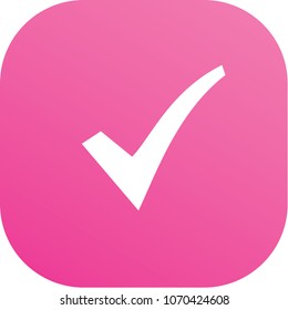 Check mark icon vector design
