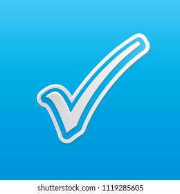 Check mark icon vector design