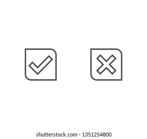 Check mark icon . Vector . EPS 10