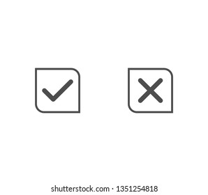 Check mark icon . Vector . EPS 10