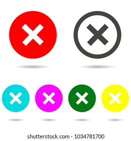 Check mark icon, vector illustration.