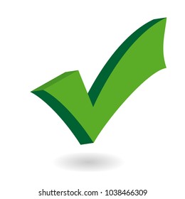 Vector Green Check Mark Stock Vector (Royalty Free) 103596980 ...