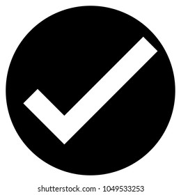 Check mark icon . Vector illustration