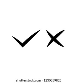 Check mark icon ,vector illustration.