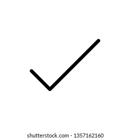 Check Mark Icon Vector Illustration Logo Template