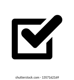 Check Mark Icon Vector Illustration Logo Template