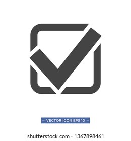 check mark icon vector illustration
