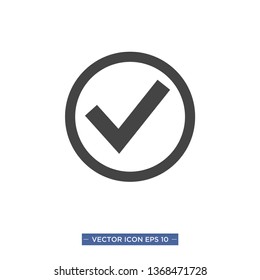 check mark icon vector illustration