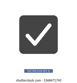 check mark icon vector illustration