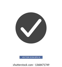 check mark icon vector illustration