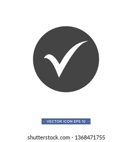 check mark icon vector illustration