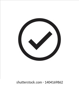 Check Mark Icon Vector Illustration