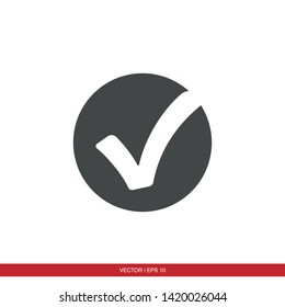 Check Mark Icon Vector Illustration - Vector