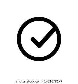 check mark icon vector illustration