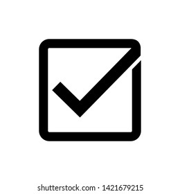 check mark icon vector illustration