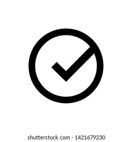 check mark icon vector illustration