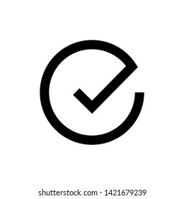 check mark icon vector illustration