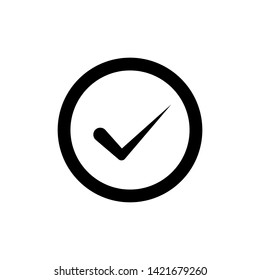 check mark icon vector illustration