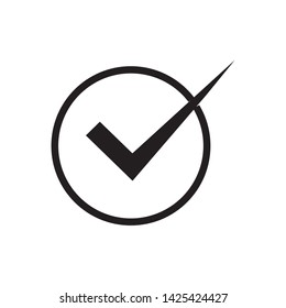 check mark icon vector illustration template