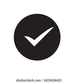check mark icon vector illustration template