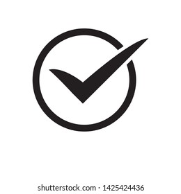 check mark icon vector illustration template