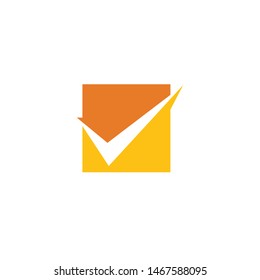 check mark icon vector illustration design template
