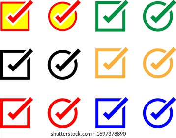 Check Mark Icon Vector Illustration