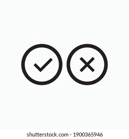 Check mark icon. Vector illustration. eps - Vector
