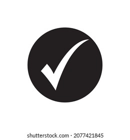 check mark icon vector illustration sign