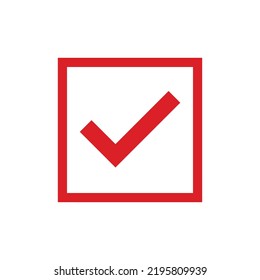 Check mark icon. Vector illustration