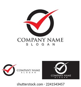 check mark icon vector illustration design template