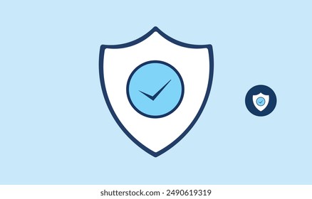 Check mark icon vector illustration for use.