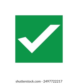 check mark icon vector illustration. check icon. check mark and Tick symbol icon. flat style design icon. vector illustration.