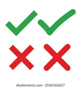 Marca de verificación icono Ilustración vectorial. símbolo, signo, sí, símbolo derecho.