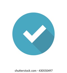check mark icon. vector illustration
