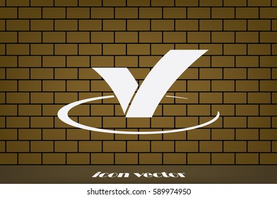 Check Mark icon vector illustration eps10. Isolated badge for website or app - stock infographics