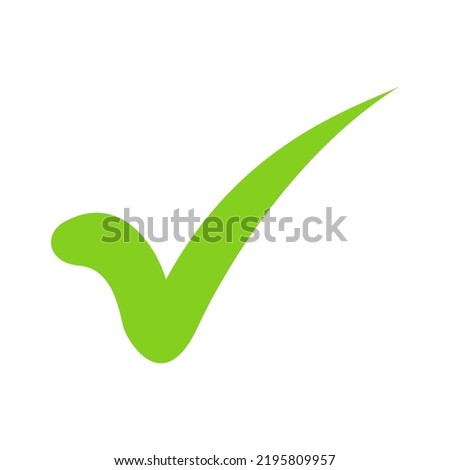 Check mark icon. Vector illustration