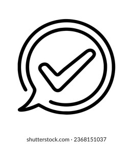 check mark icon vector isolated