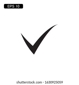 check mark icon vector logo template illustration