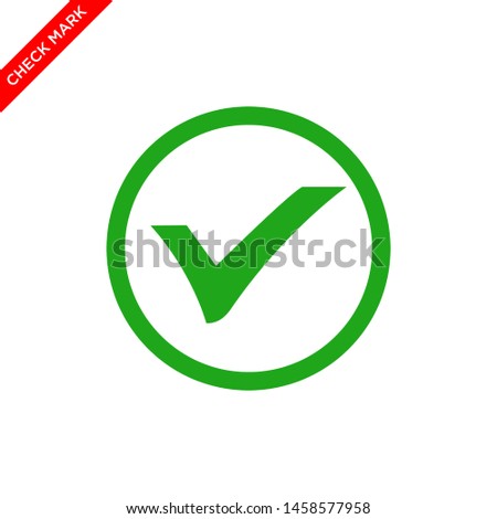 check mark icon vector logo template
