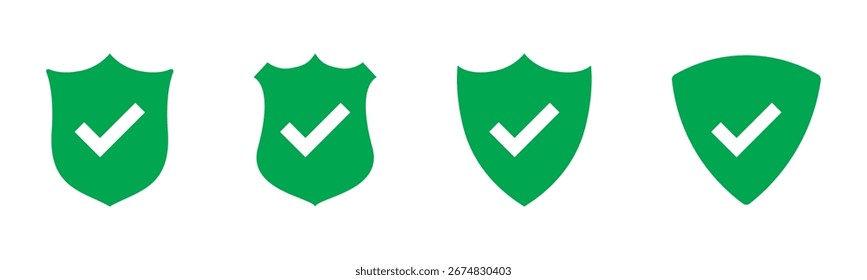 Check mark icon vector set. Tick box, checkbox symbol sign. Check box icon with right or yes check mark icons. Red, black and Green tick checkmarks. Yes or no symbol, approved. Design eps 10.