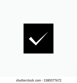 
Check Mark Icon - Vector, Sign and Symbol for Design, Presentation, Website or Apps Elements.
