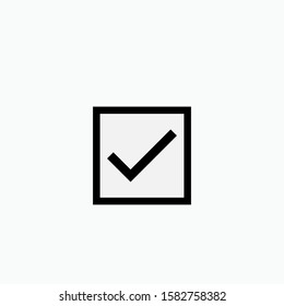 Check Mark Icon - Vector, Sign and Symbol for Design, Presentation, Website or Apps Elements.