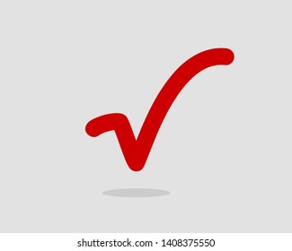 Check mark icon vector symbol design element.